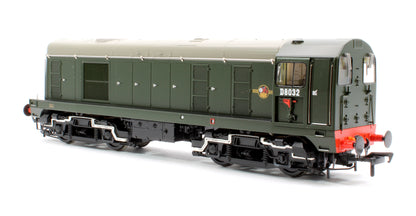 Class 20/0 Disc Headcode & Tablet Catcher D8032 BR Green (Late Crest) Diesel Locomotive - Sound Fitted