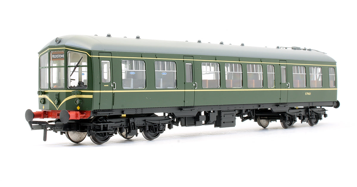 Pre-Owned 32-516A Derby Lightweight Two Car DMU BR Green With Speed Whiskers