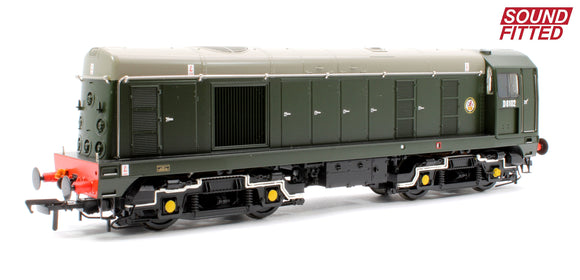Class 20/0 Disc Headcode & Tablet Catcher D8102 BR Green (Roundel) Diesel Locomotive - Sound Fitted
