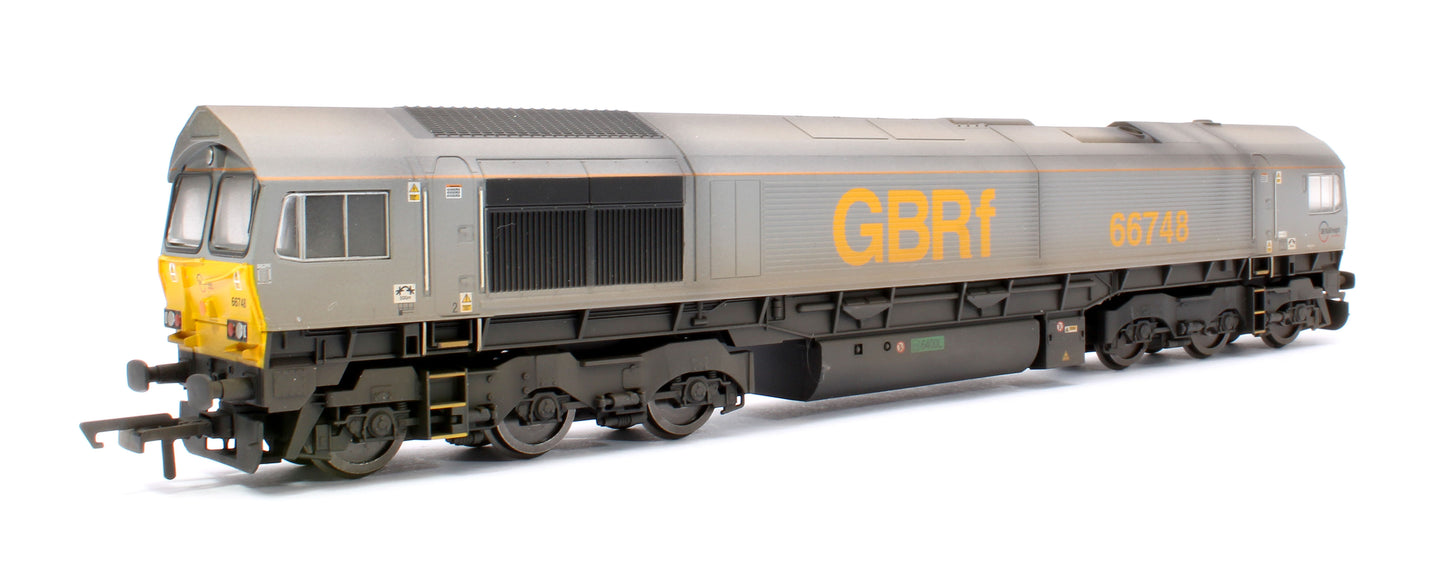 Pre-Owned Class 66 Co-Co GBRf No.66748 Diesel Locomotive - Weathered & DCC Fitted