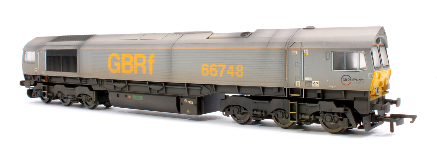 Pre-Owned Class 66 Co-Co GBRf No.66748 Diesel Locomotive - Weathered & DCC Fitted