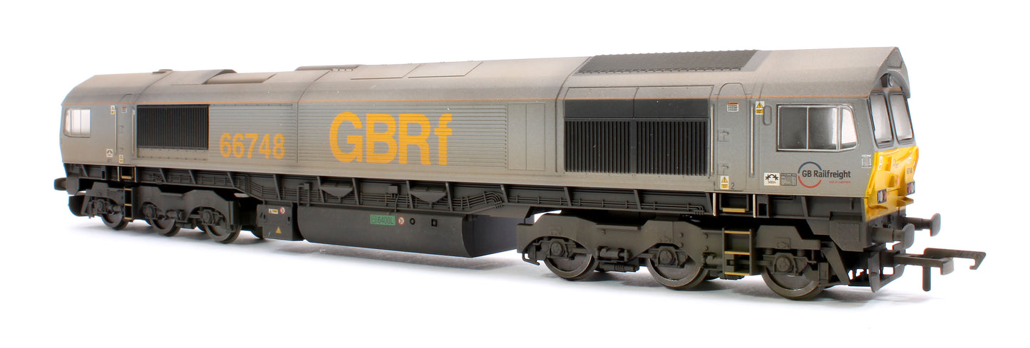 Pre-Owned Class 66 Co-Co GBRf No.66748 Diesel Locomotive - Weathered & DCC Fitted