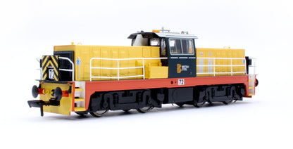 Hunslet Bo-Bo in British Steel Yellow/Blue No.72 Diesel Locomotive - DCC Fitted