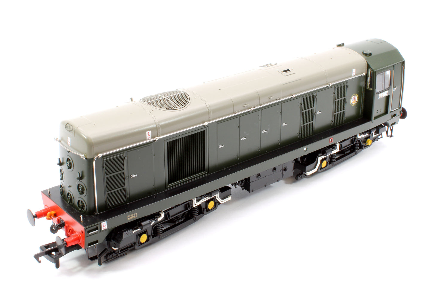 Class 20/0 Disc Headcode & Tablet Catcher D8102 BR Green (Roundel) Diesel Locomotive