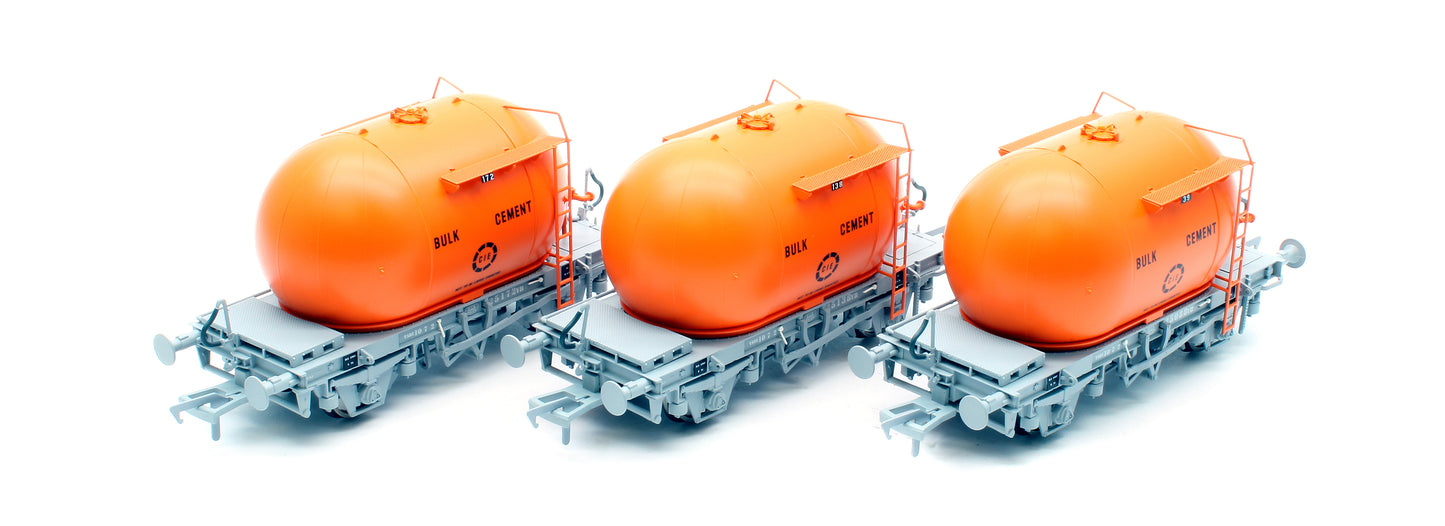CIE Bulk Cement Wagon - Orange - Pack 1