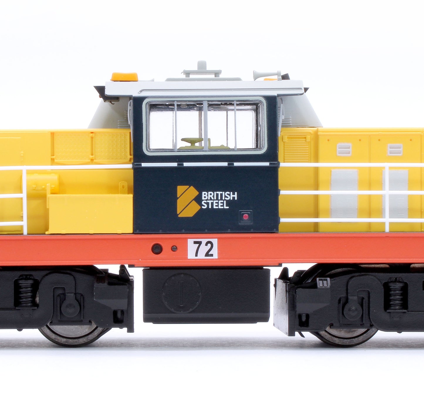 Hunslet Bo-Bo in British Steel Yellow/Blue No.72 Diesel Locomotive
