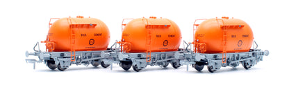 CIE Bulk Cement Wagon - Orange - Pack 1