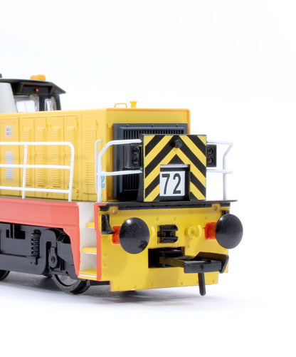 Hunslet Bo-Bo in British Steel Yellow/Blue No.72 Diesel Locomotive