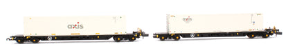 Pre-Owned Intermodal Bogie Wagon with 45' Containers 'Axis'