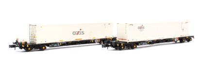 Pre-Owned Intermodal Bogie Wagon with 45' Containers 'Axis'