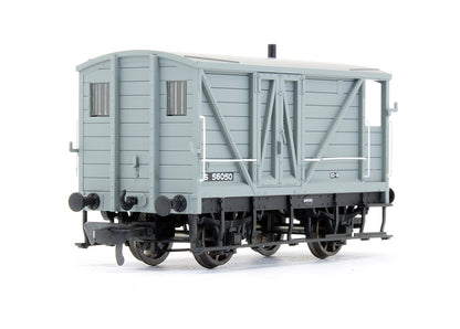 Pre-Owned LSWR 10T Goods Brake Van 'S56050' BR Grey Isle Of Wight