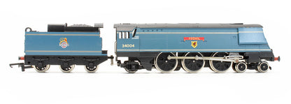 Pre-Owned BR Blue 4-6-2 Streamlined West Country Class 'Yeovil' 34004 Steam Locomotive