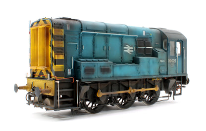 Class 09 022 BR Blue Diesel Shunter Locomotive - Heavily Weathered