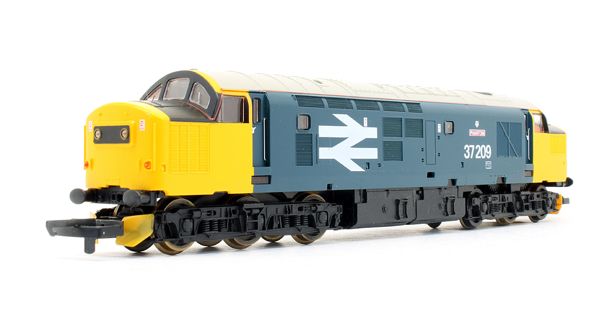 Pre-Owned BR Large Logo Blue Class 37209 'Phantom' Diesel Locomotive - Limited Edition
