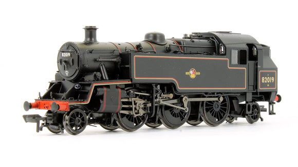 Pre-Owned BR Standard Class 3MT 82019 BR Lined Black Late Crest Steam Locomotive