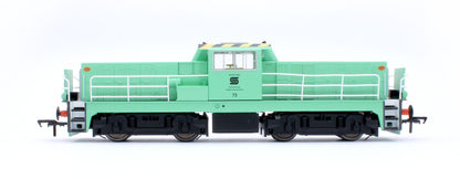 KRM-HUN-OO-R-73 Pre-Owned Hunslet Bo-Bo in Delivery Green No.73 Diesel Locomotive