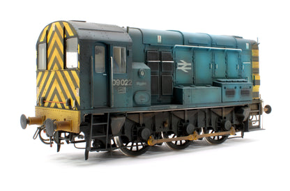 Class 09 022 BR Blue Diesel Shunter Locomotive - Heavily Weathered