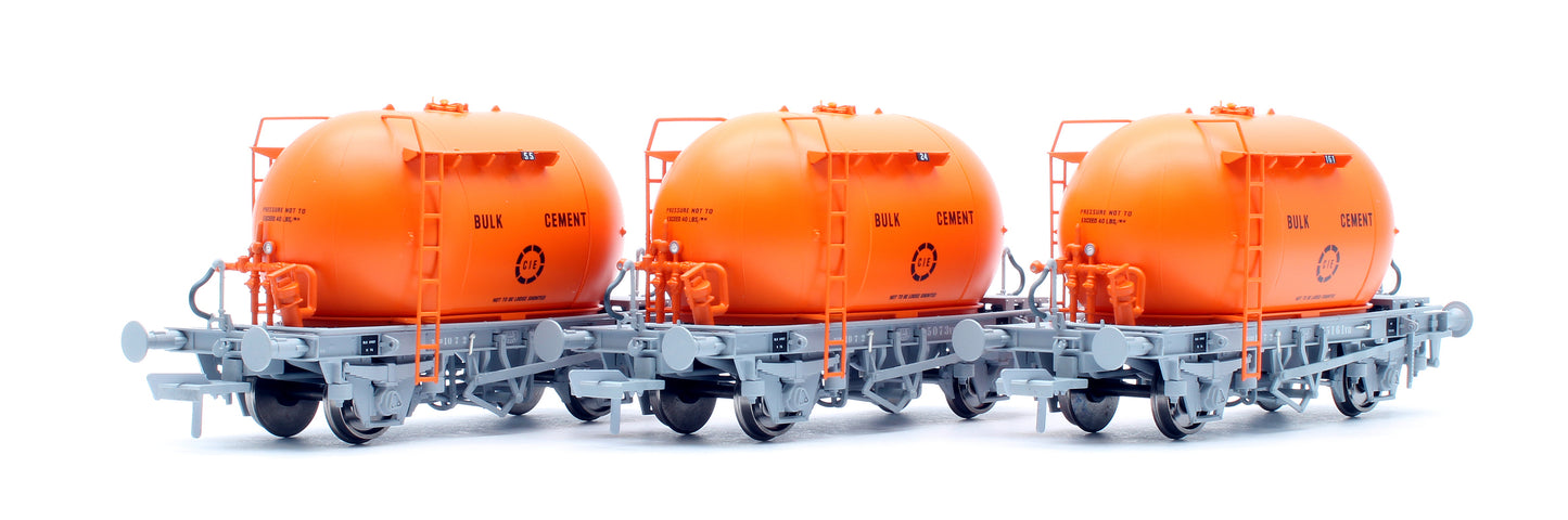 CIE Bulk Cement Wagon - Orange - Pack 2