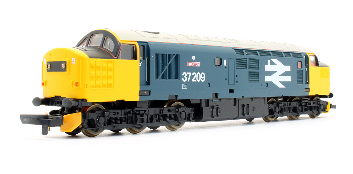 Pre-Owned BR Large Logo Blue Class 37209 'Phantom' Diesel Locomotive - Limited Edition