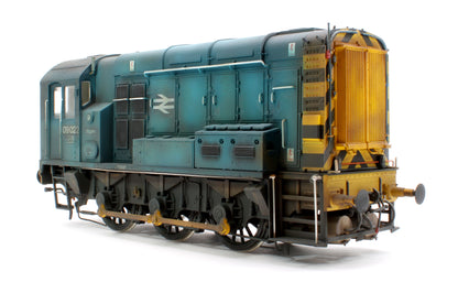 Class 09 022 BR Blue Diesel Shunter Locomotive - Heavily Weathered - DCC Sound