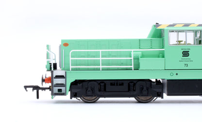 KRM-HUN-OO-R-73 Pre-Owned Hunslet Bo-Bo in Delivery Green No.73 Diesel Locomotive