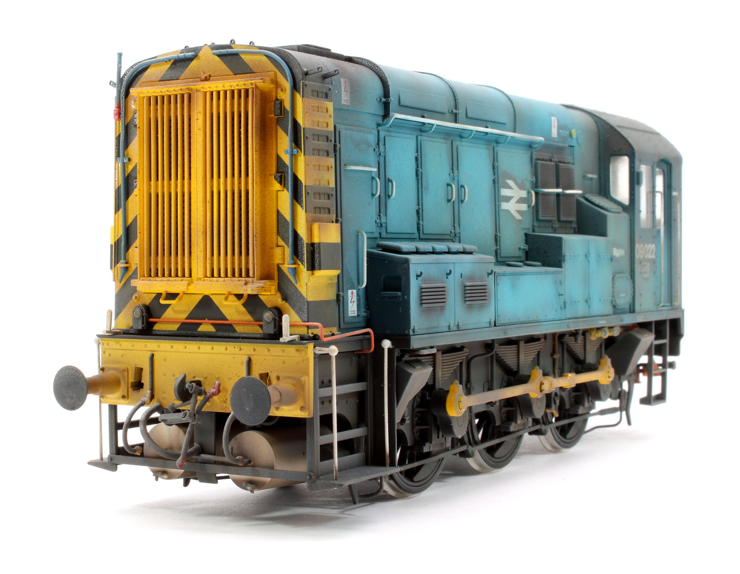 Class 09 022 BR Blue Diesel Shunter Locomotive - Heavily Weathered - DCC Sound