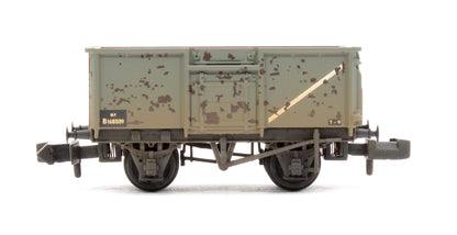 BR 16T Steel Mineral Wagon with Top Flap Doors BR Grey No. B168339 - Weathered