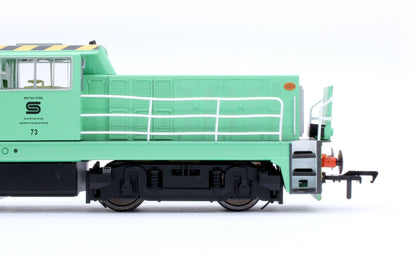 KRM-HUN-OO-R-73 Pre-Owned Hunslet Bo-Bo in Delivery Green No.73 Diesel Locomotive
