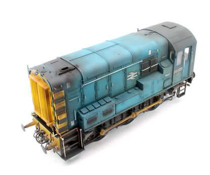 Class 09 022 BR Blue Diesel Shunter Locomotive - Heavily Weathered - DCC Sound