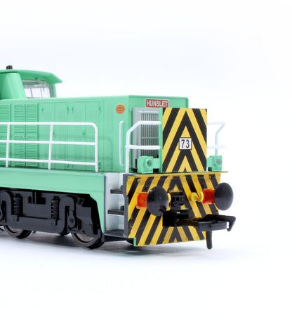 Hunslet Bo-Bo in Delivery Green No.73 Diesel Locomotive - DCC Sound
