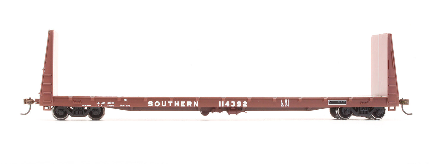 Pre-Owned ATH90245 Southern Railways RTR 60' Bulkhead Flat Car - Road #114392