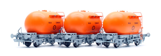 CIE Bulk Cement Wagon - Orange - Pack 3
