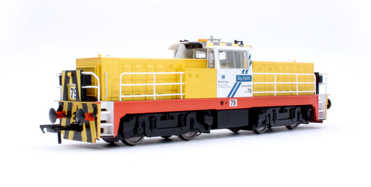Hunslet Bo-Bo in British Steel Yellow/White "Big Keith" No.79 Diesel Locomotive - DCC Fitted