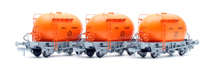 CIE Bulk Cement Wagon - Orange - Pack 3