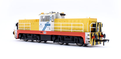 Hunslet Bo-Bo in British Steel Yellow/White "Big Keith" No.79 Diesel Locomotive - DCC Fitted
