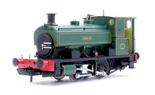 Andrew Barclay 0-4-0ST 14" 2134 'Coronation" Lined Green Steam Locomotive
