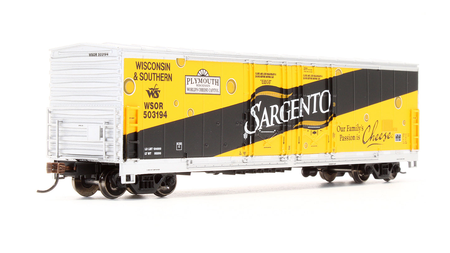 Pre-Owned ATH91286 Wisconsin & Southern / Sargento 50' Double Plug Door Box Car - Road #503194