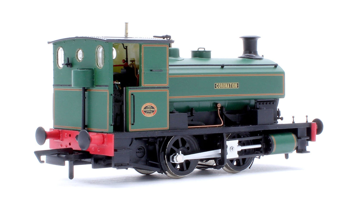 Pre-Owned Andrew Barclay 0-4-0ST 14" 2134 'Coronation" Lined Green Steam Locomotive
