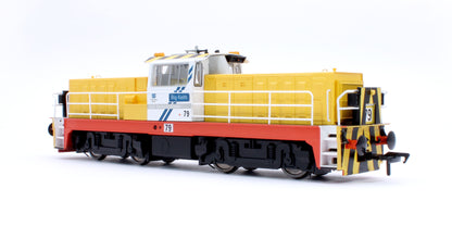 Hunslet Bo-Bo in British Steel Yellow/White "Big Keith" No.79 Diesel Locomotive