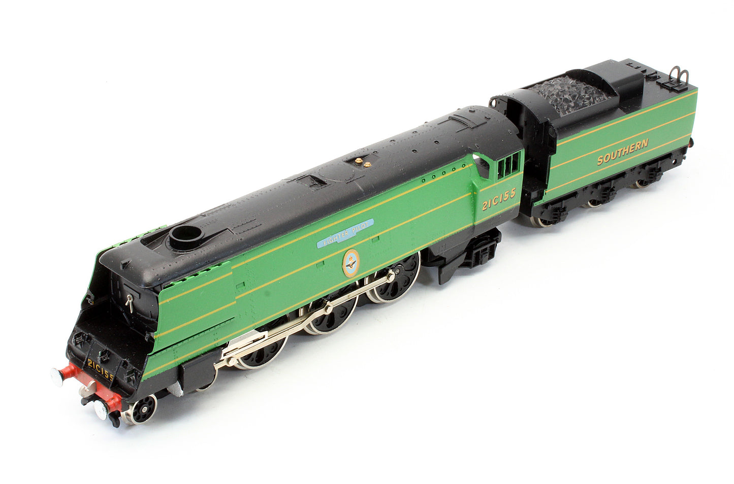 Pre-Owned SR Green 4-6-2 Streamlined Battle Of Britain Class 'Fighter Pilot' 2ICI55 Steam Locomotive