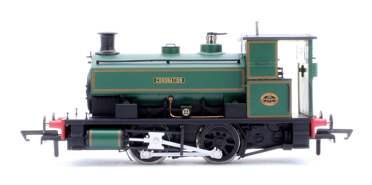 Pre-Owned Andrew Barclay 0-4-0ST 14" 2134 'Coronation" Lined Green Steam Locomotive