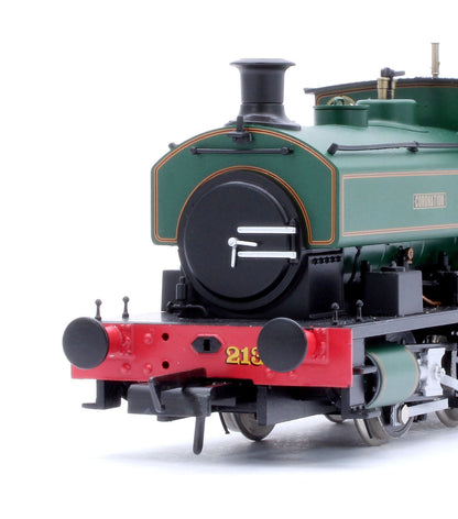 Pre-Owned Andrew Barclay 0-4-0ST 14" 2134 'Coronation" Lined Green Steam Locomotive