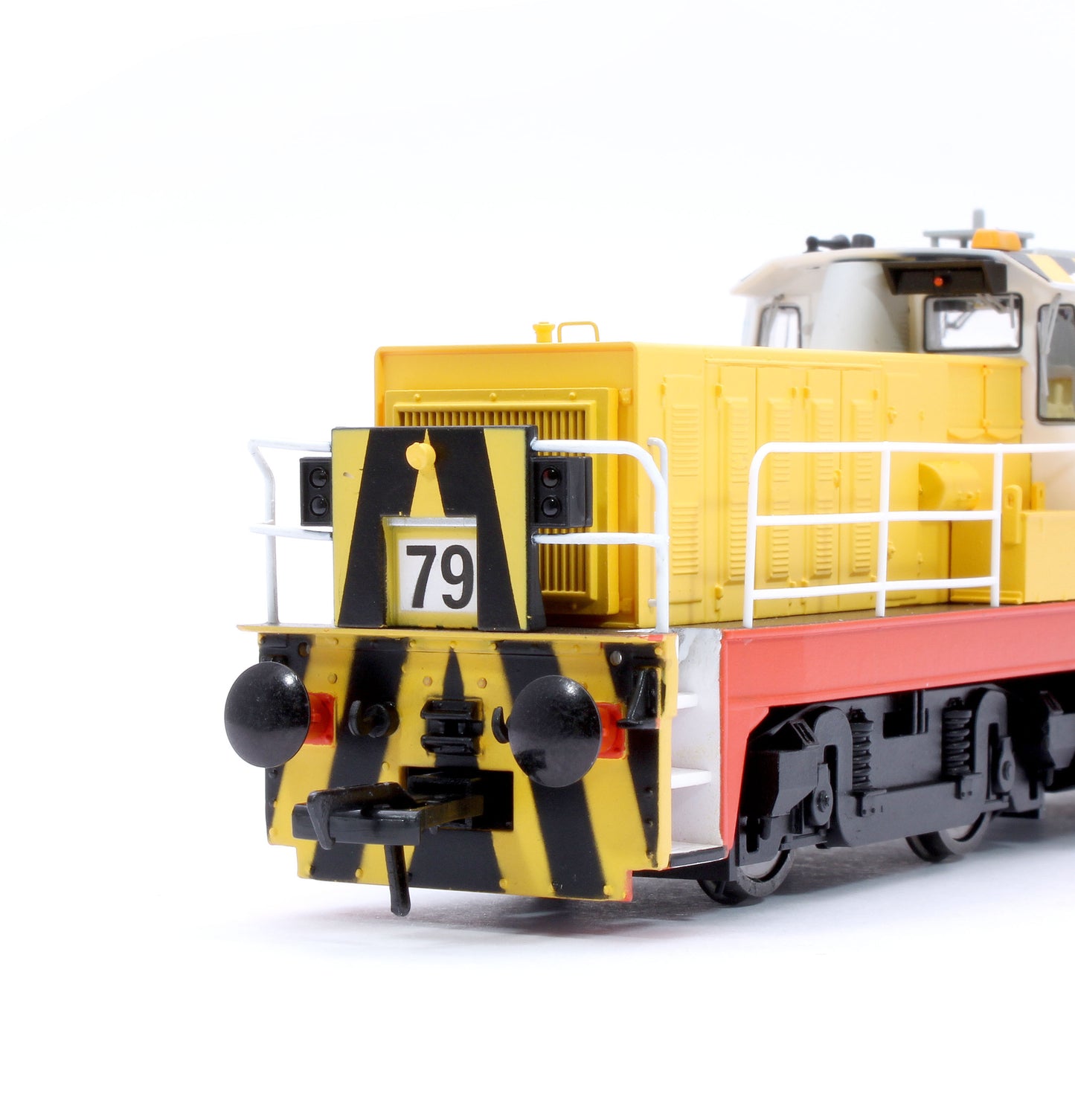 Hunslet Bo-Bo in British Steel Yellow/White "Big Keith" No.79 Diesel Locomotive - DCC Fitted