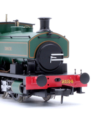 Pre-Owned Andrew Barclay 0-4-0ST 14" 2134 'Coronation" Lined Green Steam Locomotive