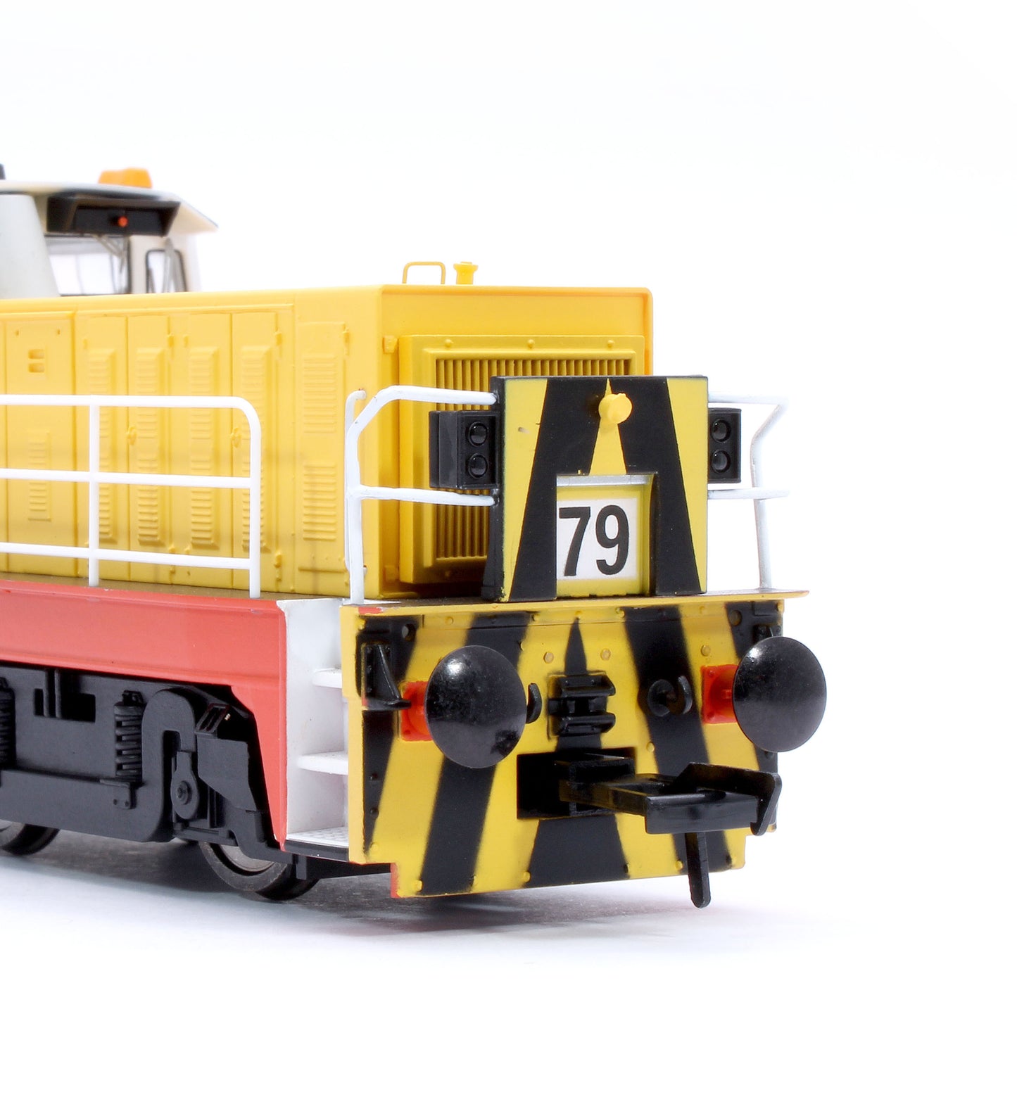 Hunslet Bo-Bo in British Steel Yellow/White "Big Keith" No.79 Diesel Locomotive - DCC Fitted