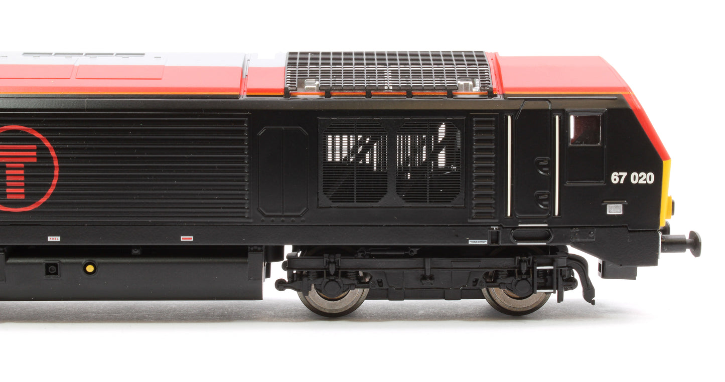 Pre-Owned R30161 Class 67 Transport for Wales Bo-Bo 67020 Diesel Locomotive