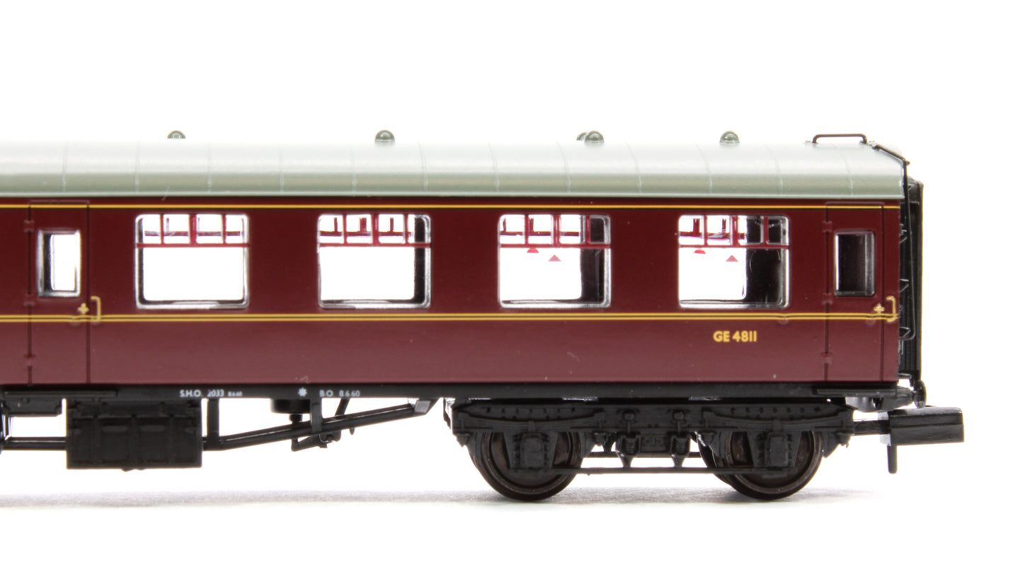 BR Mk1 TSO Tourist Second Open BR Maroon No. GE4811