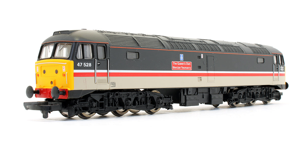 Pre-Owned Intercity Mainline Class 47528 'The Queen's Own Mercian Yeomanry' Diesel Locomotive