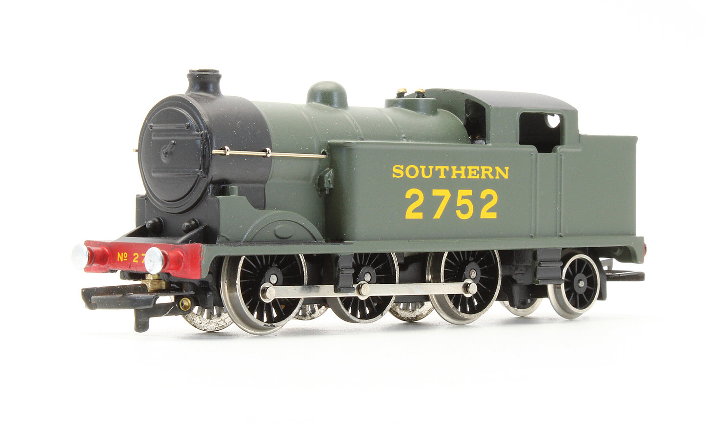 Pre-Owned SR Unlined Green 0-6-2 Tank '2752' Steam Locomotive