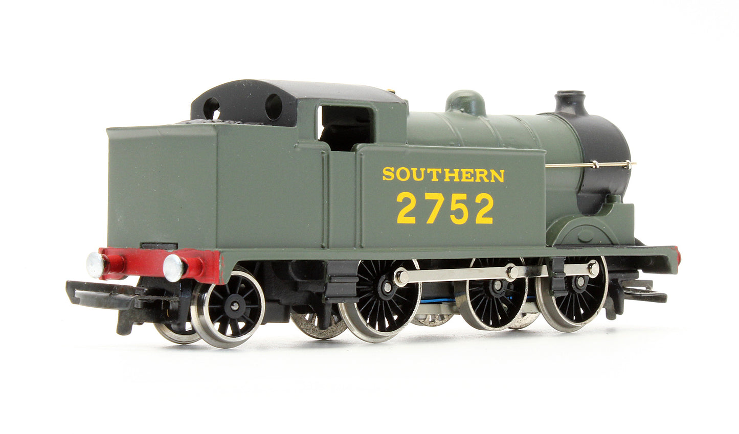 Pre-Owned SR Unlined Green 0-6-2 Tank '2752' Steam Locomotive
